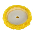 7" White/Yellow Wool Buffing Pad Lamb Wool Polishing Wheel